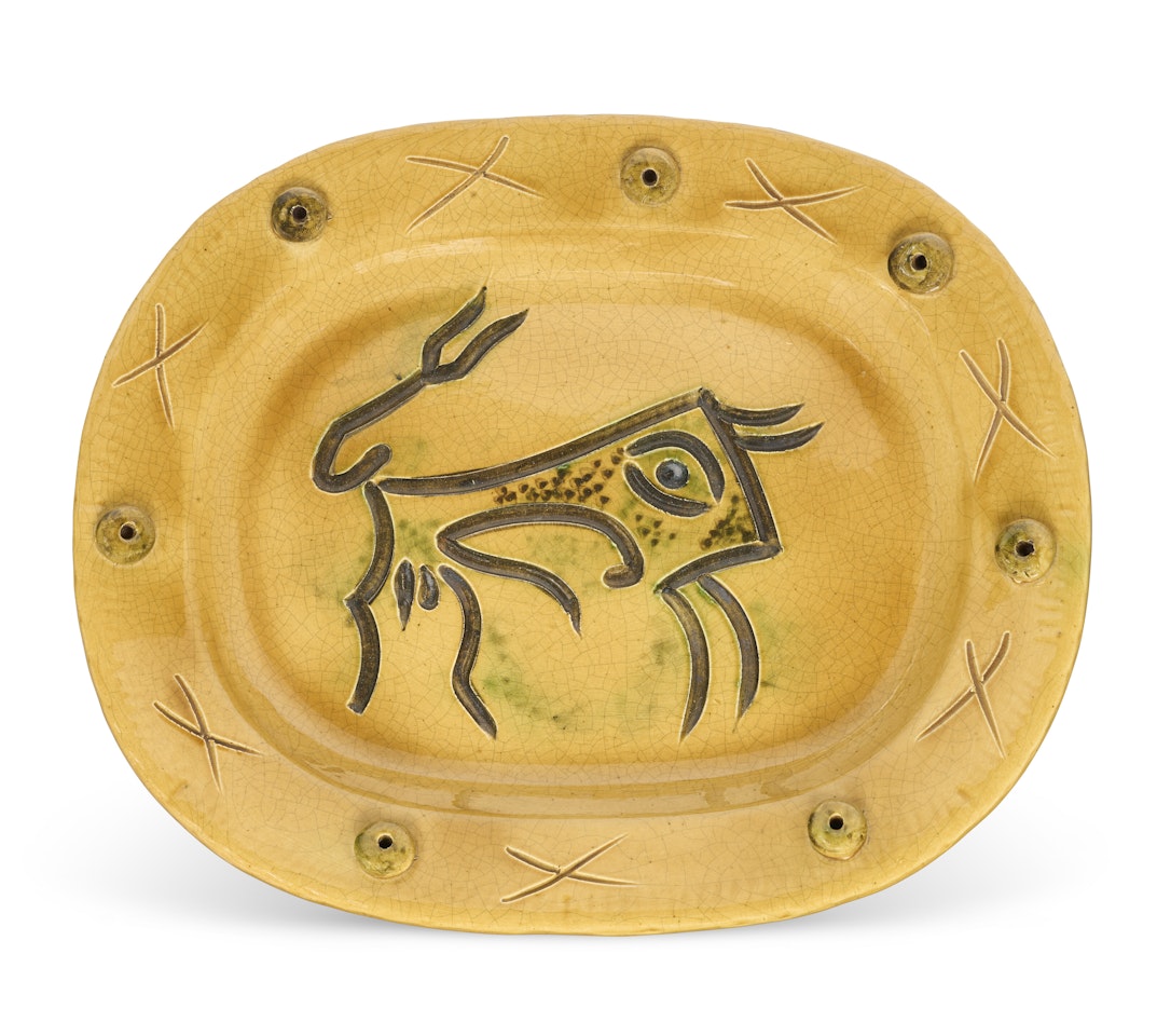 Taureau gravé (A.R. 32) by Pablo Picasso