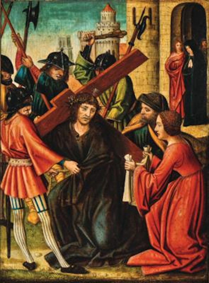 Christ carrying the Cross with Saint Veronica by French School