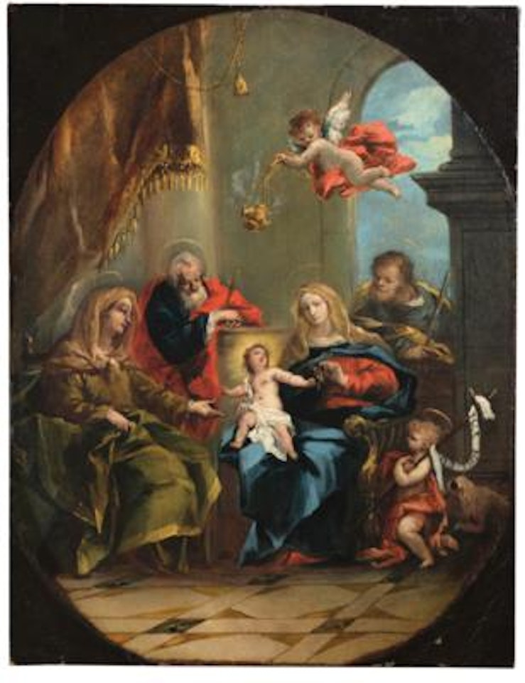 The Holy Family with the Infant Saint John the Baptist, Saint Anne and Saint Joachim by Francesco Guardi