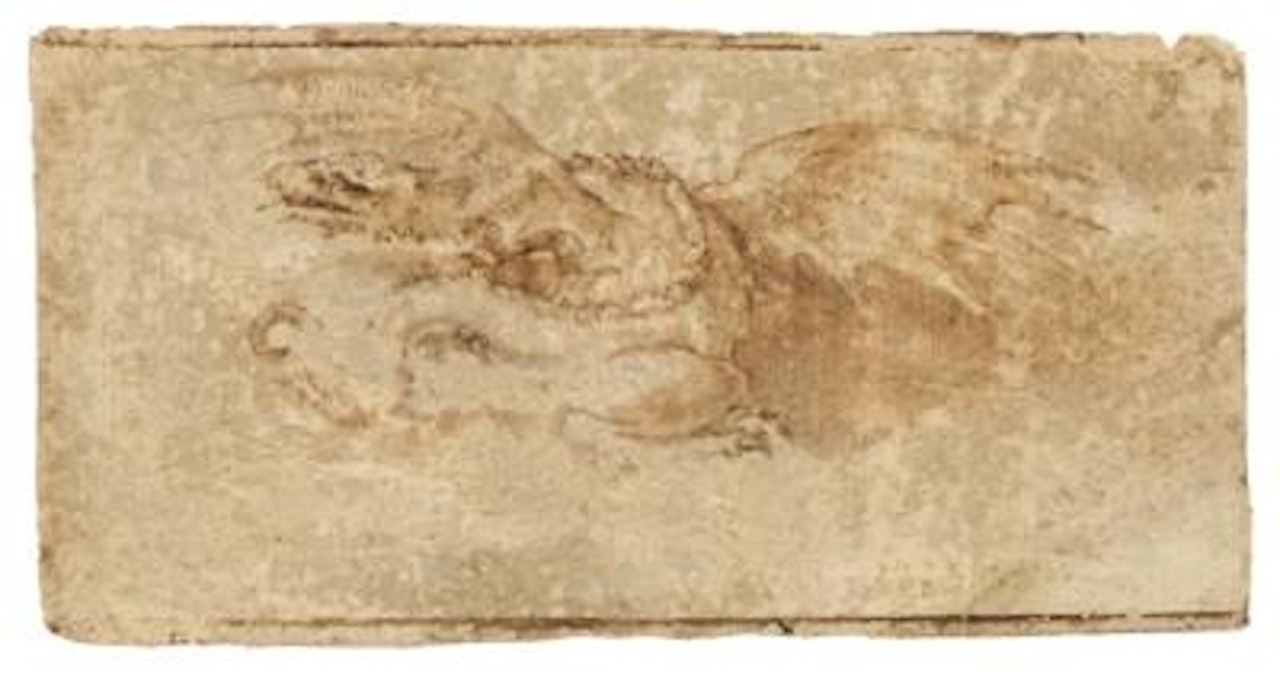 Study of a dragon by Salvator Rosa