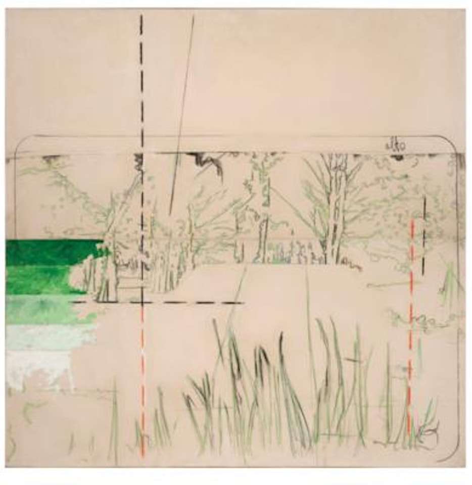 En plein air, quadro per la primavera by Mario Schifano