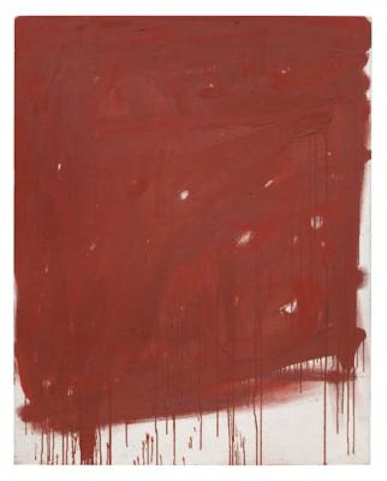 „Braune Übermalung“ by Arnulf Rainer