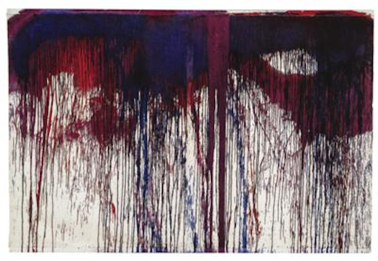 Splatter painting by Hermann Nitsch
