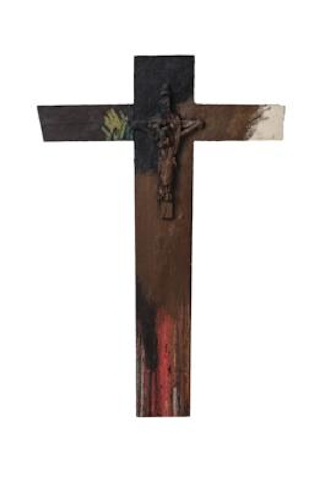 Cross (with body of Christ) by Arnulf Rainer