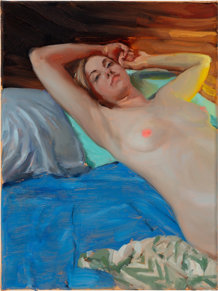 My place beside her in bed by Jenna Gribbon