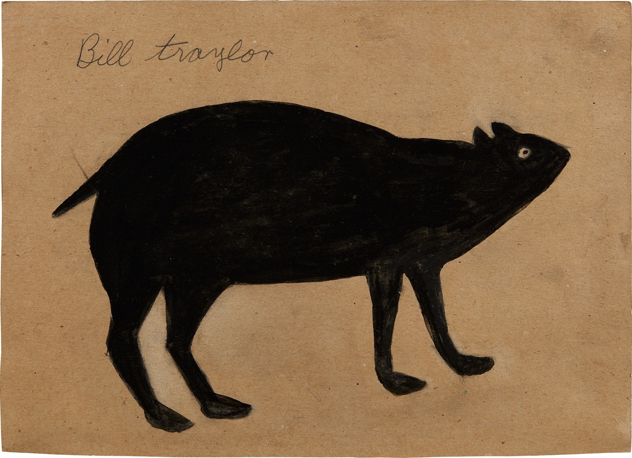 Black Bear by Bill Traylor