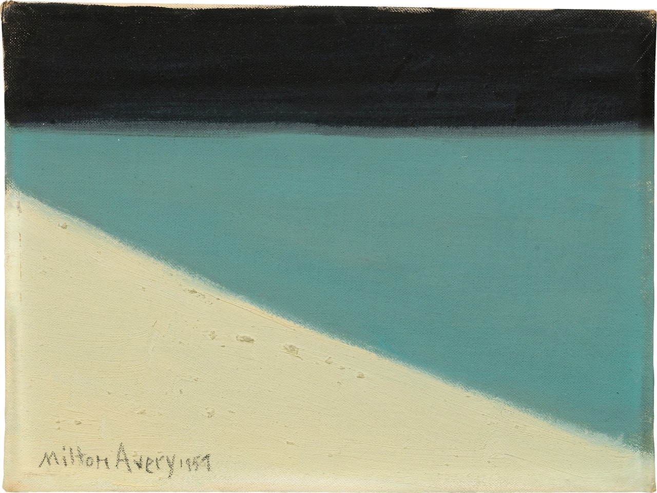 Dark Sea, Dark Sky by Milton Avery