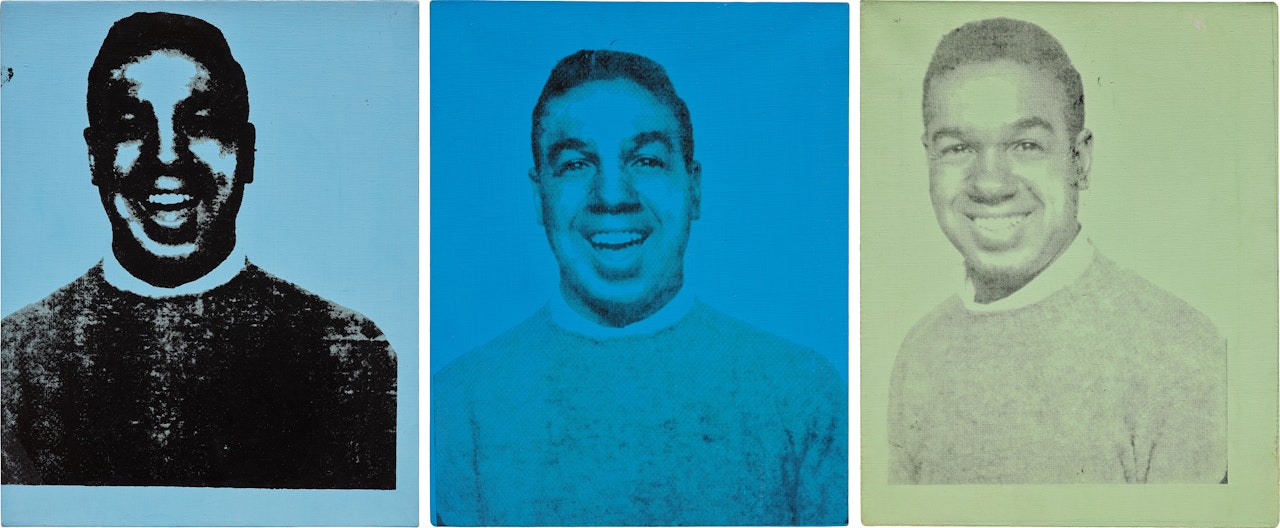 Three works: (i-iii) Bobby Short by Andy Warhol