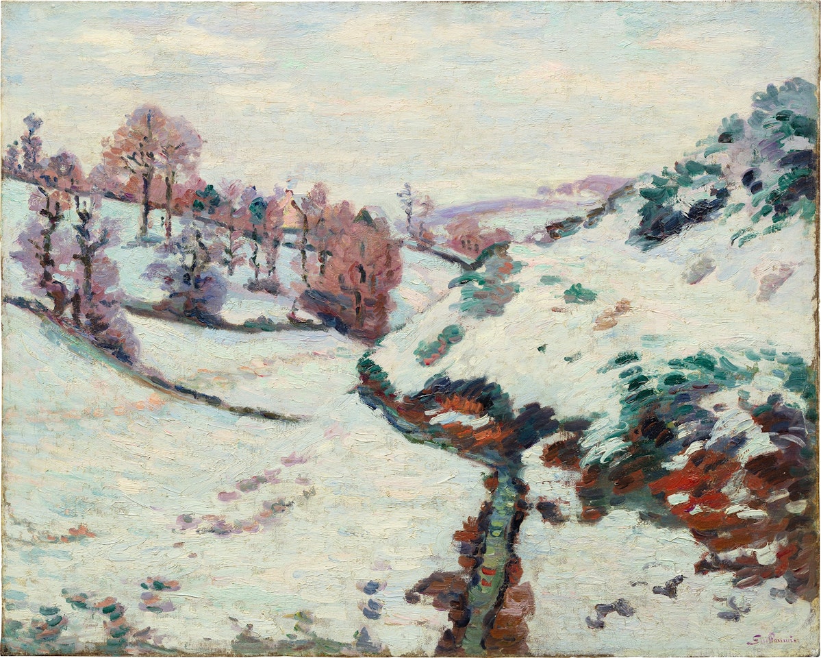 Gelée blanche à Crozant by Armand Guillaumin