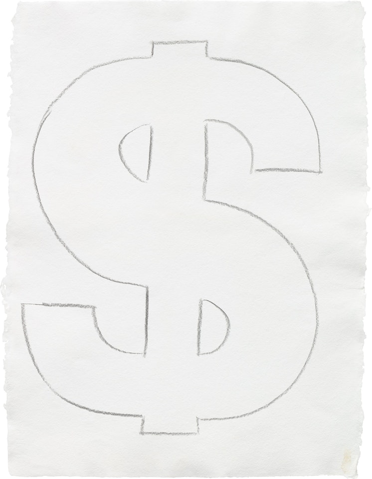 Dollar Sign by Andy Warhol