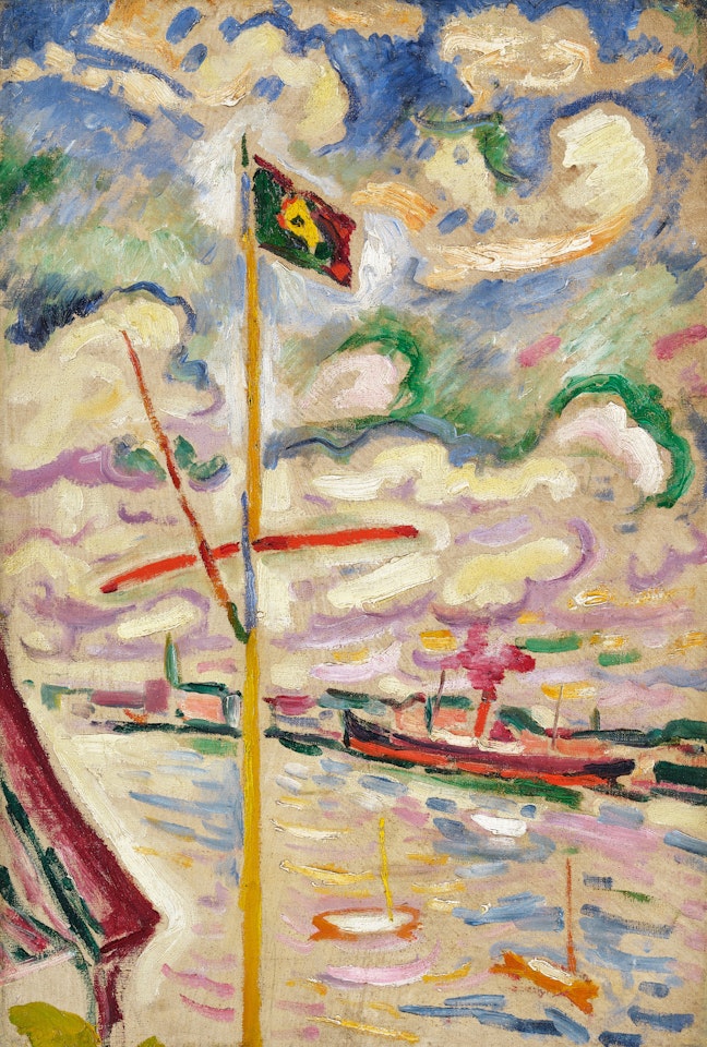 Anvers, le mât by Georges Braque