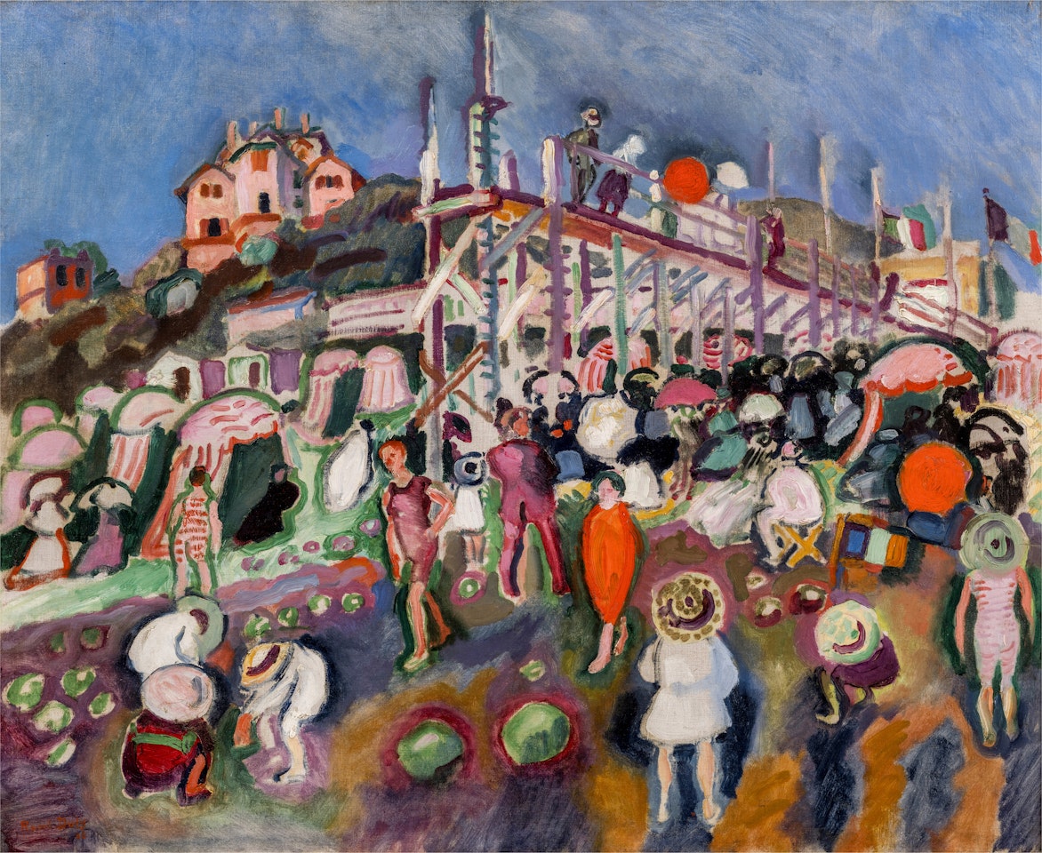 L"Estacade à Sainte-Adresse by Raoul Dufy