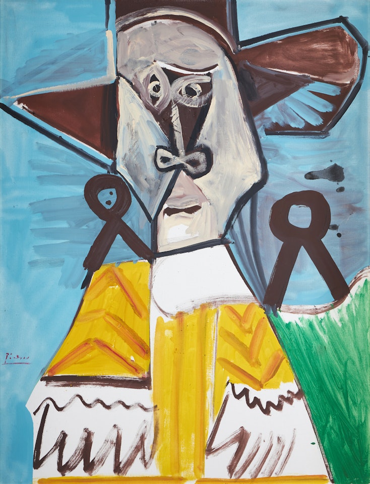 Buste d"homme by Pablo Picasso