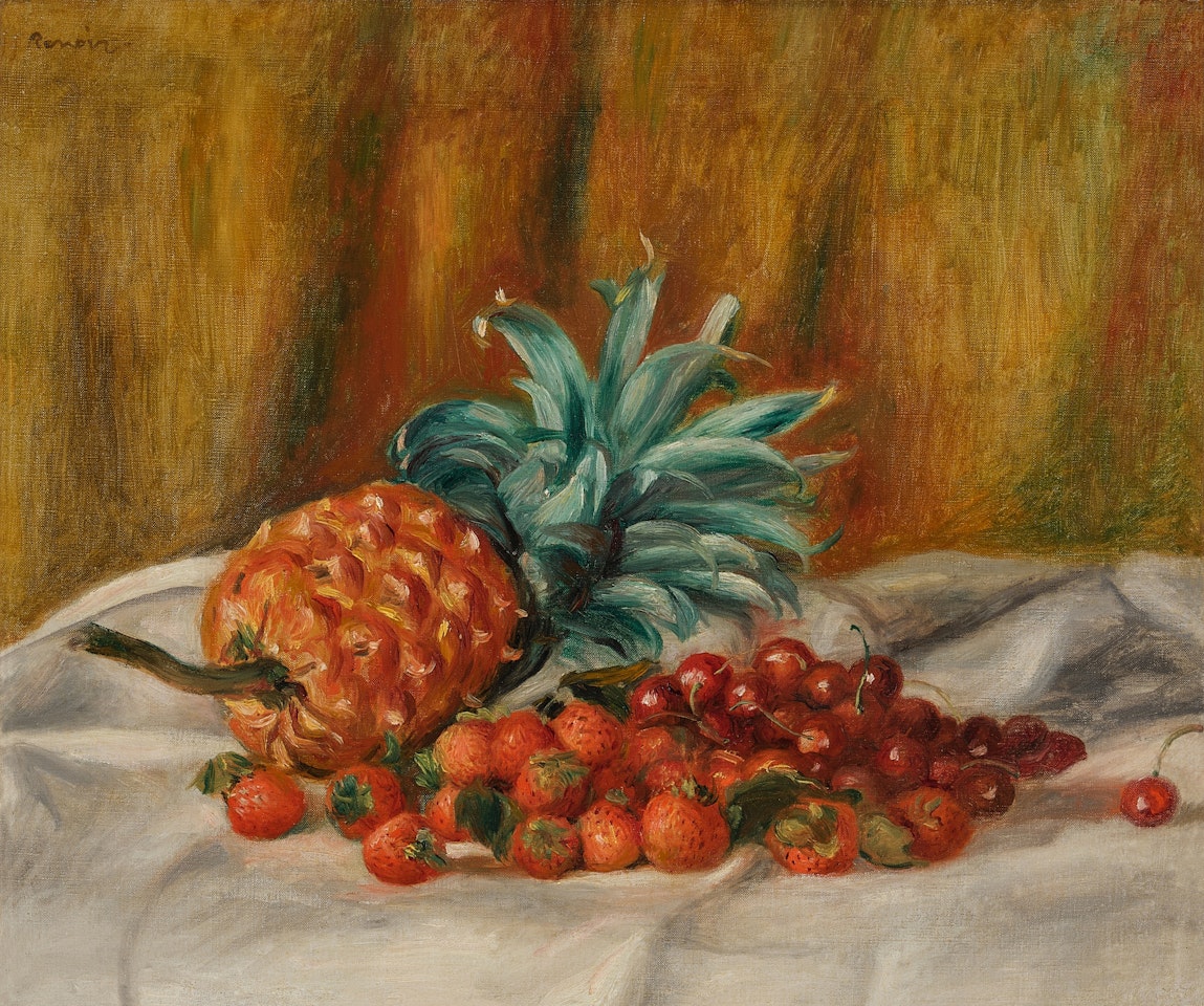 Fraises, cerises et ananas by Pierre-Auguste Renoir