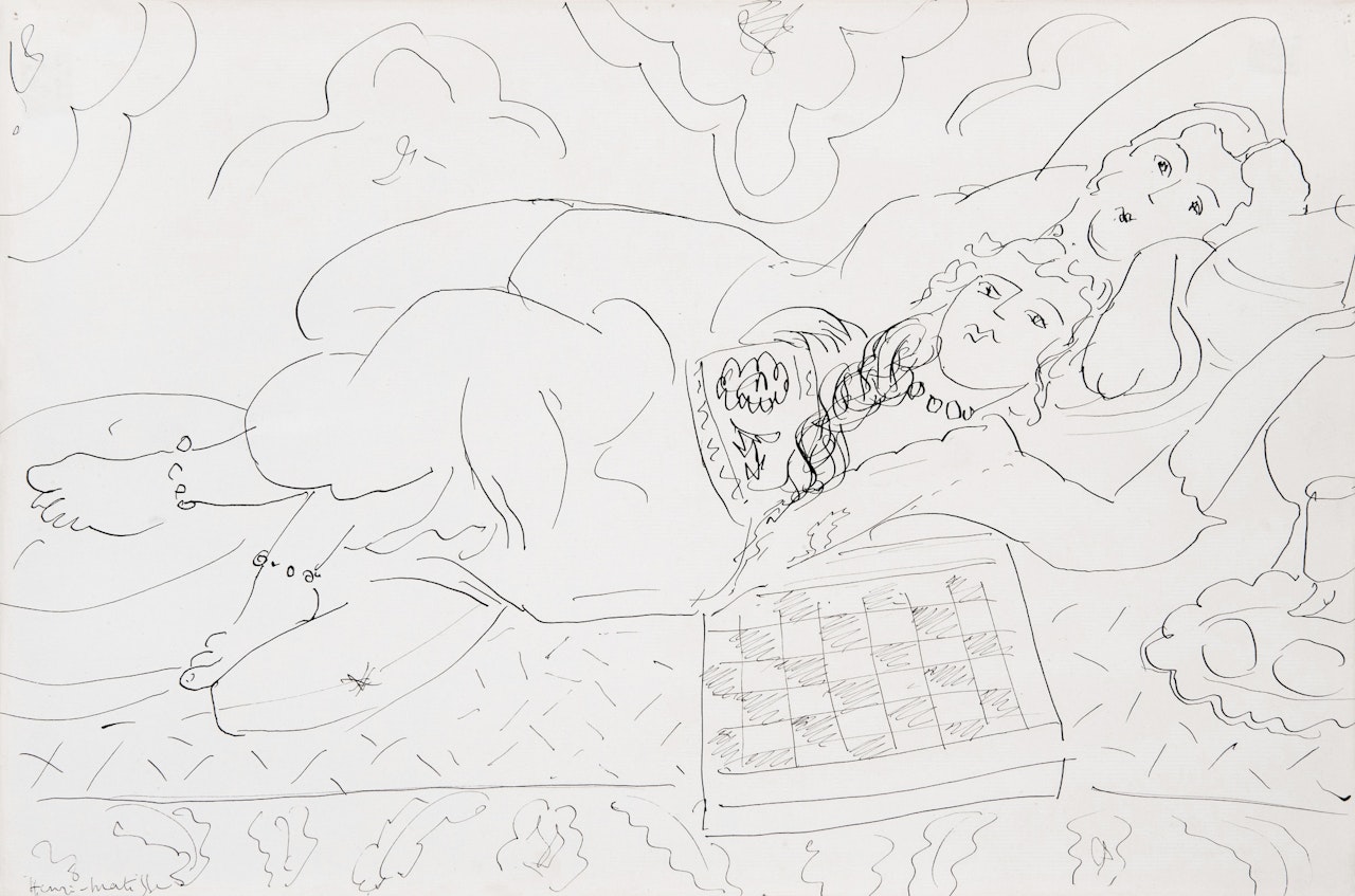 Odalisques au damier by Henri Matisse