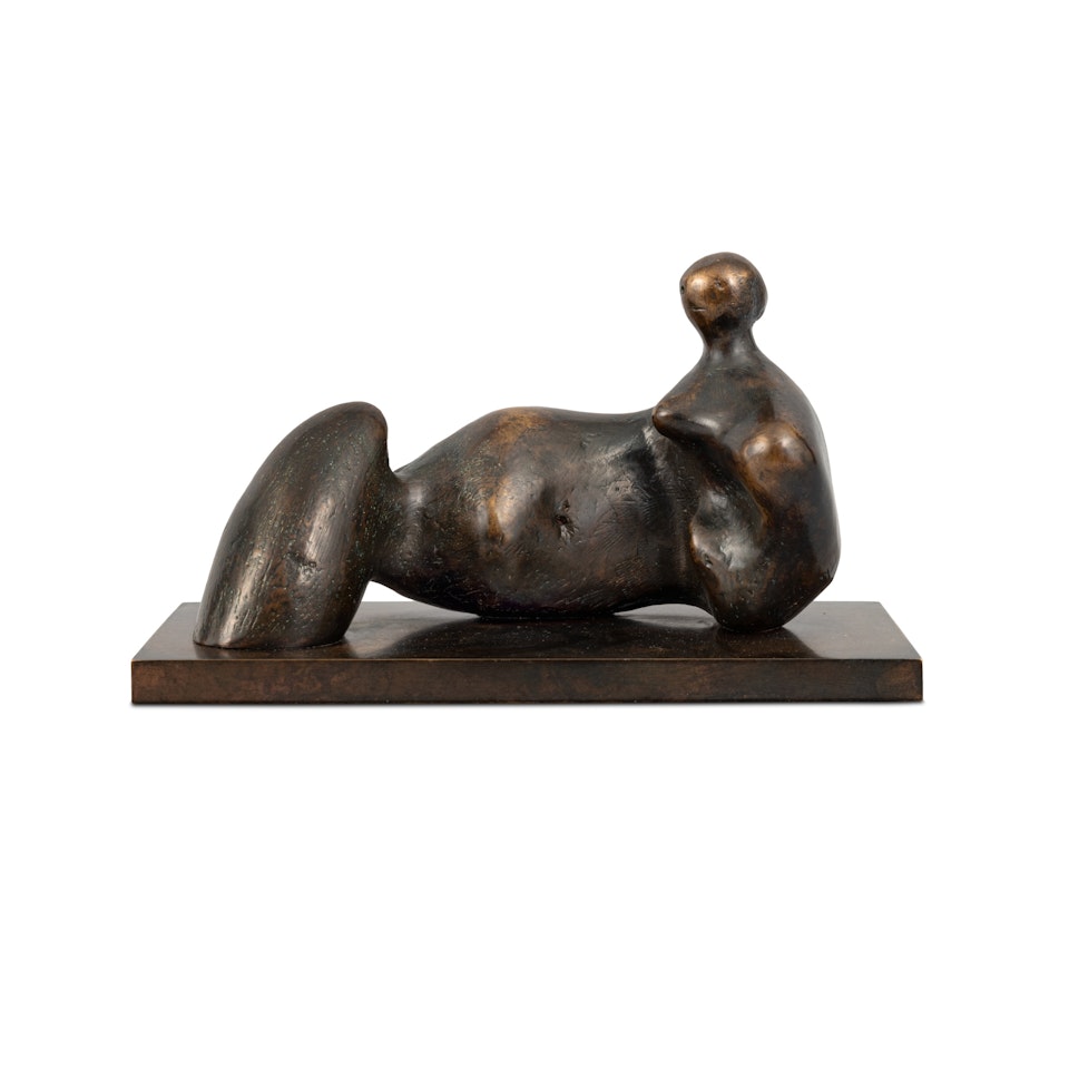 Maquette for Reclining Figure: Umbilicus by Henry Moore