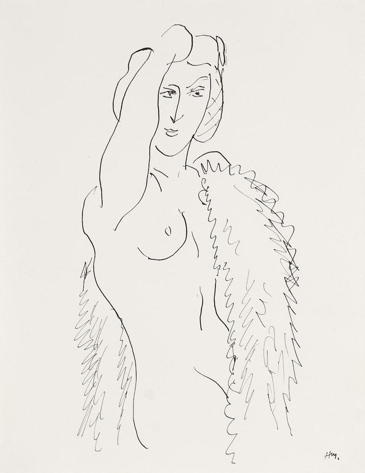 Nu au boa by Henri Matisse