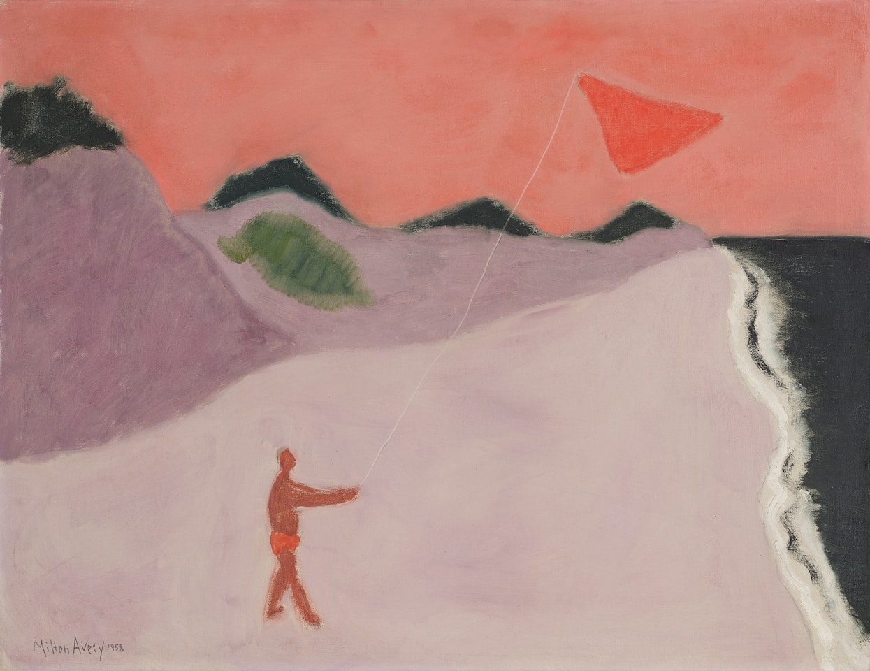 Kite Flyer by Milton Avery
