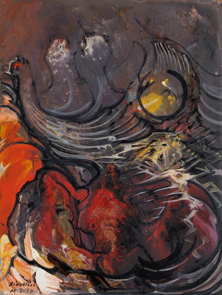 Nota para sueños y realidad de Don Quijote by David Alfaro Siqueiros