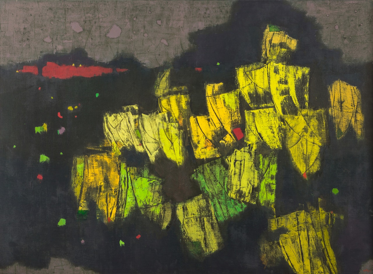 March of Yellow Rocks by Mordecai Ardon