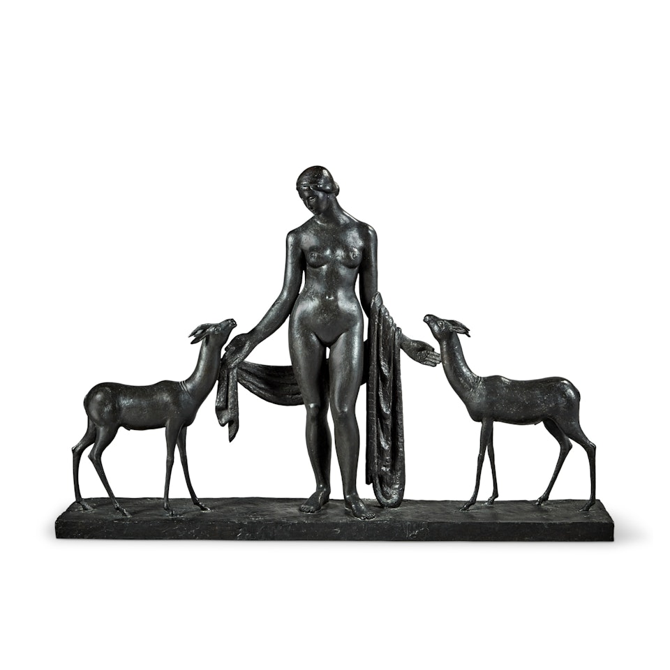 Femme et gazelles by Jacques Lipchitz