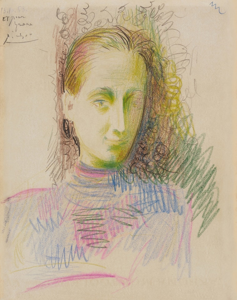 Portrait d"Irène Rignault by Pablo Picasso