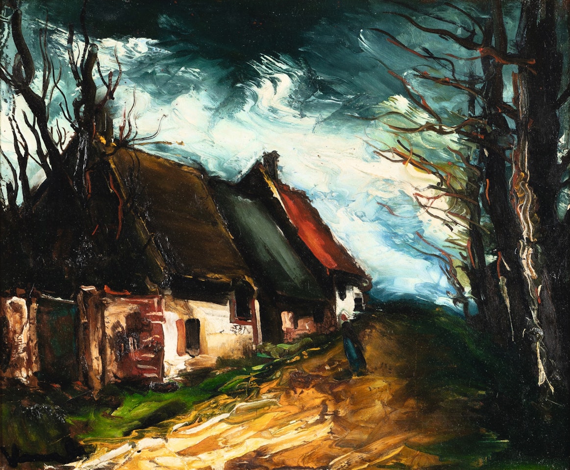 Rue de village by Maurice de Vlaminck