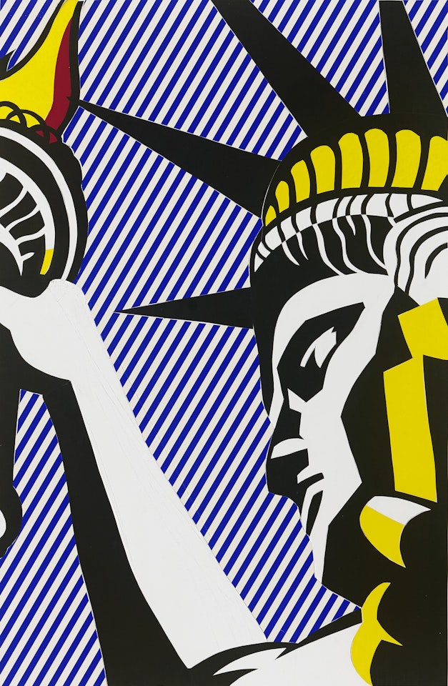 I Love Liberty (Study) by Roy Lichtenstein