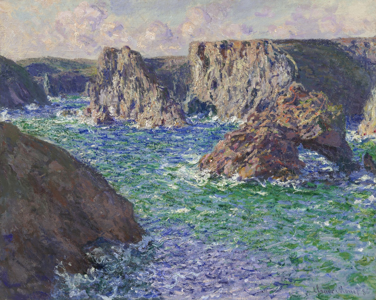 La Roche Guibel, Port-Domois by Claude Monet