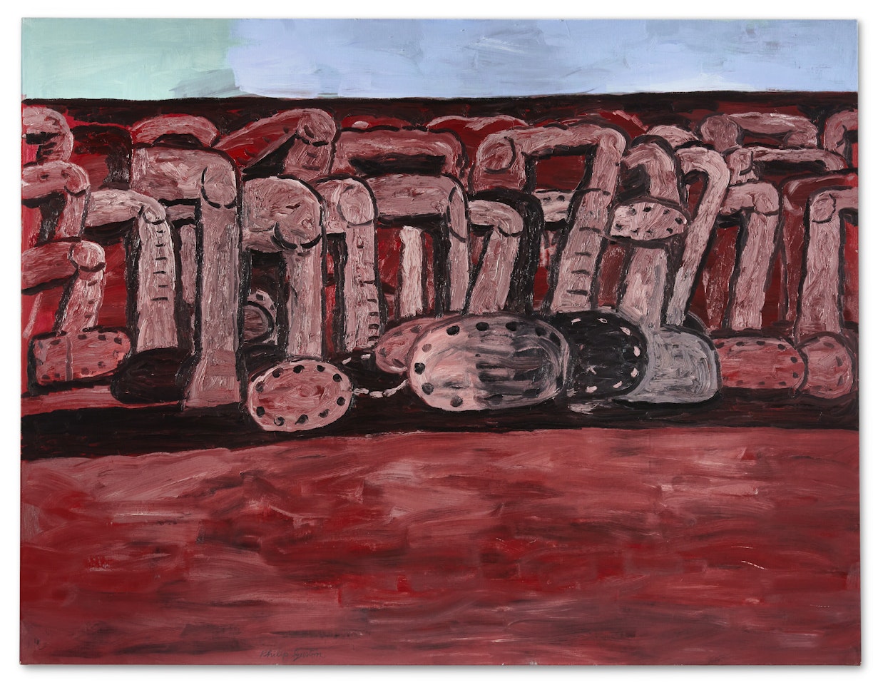 Steppes by Philip Guston