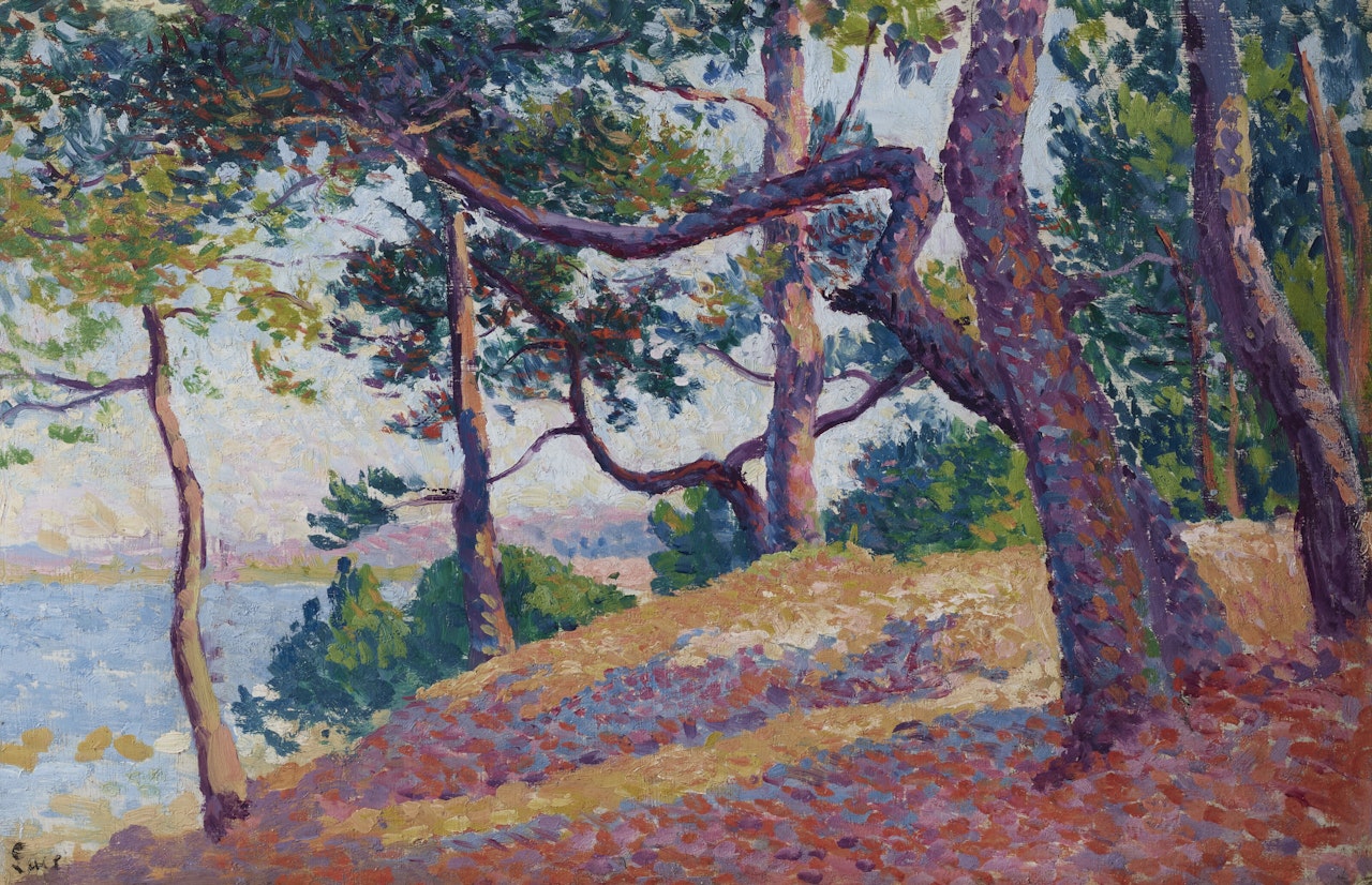 Paysage à Saint-Tropez by Maximilien Luce