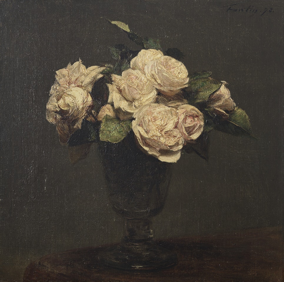 Roses by Henri Fantin-Latour