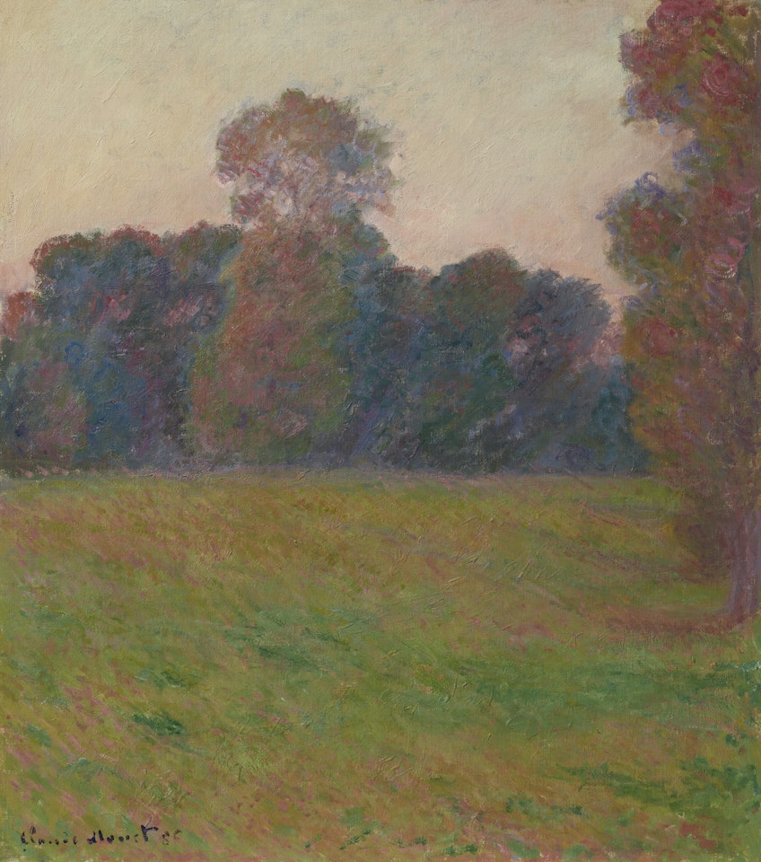 Prairie à Giverny by Claude Monet