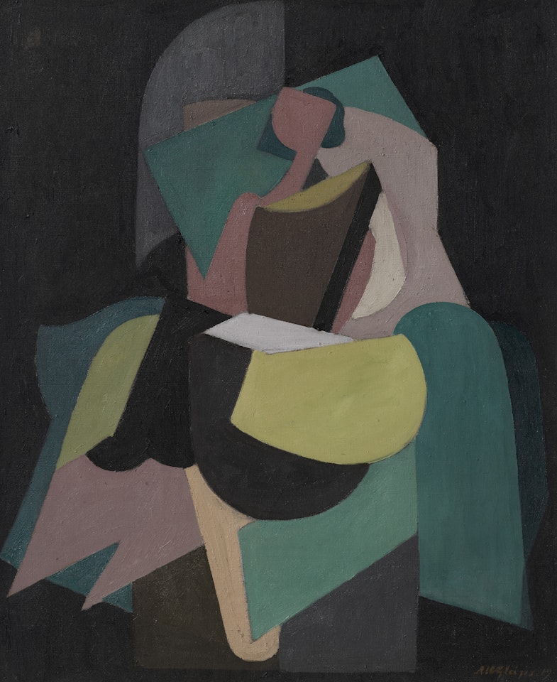 Femme assise by Albert Gleizes