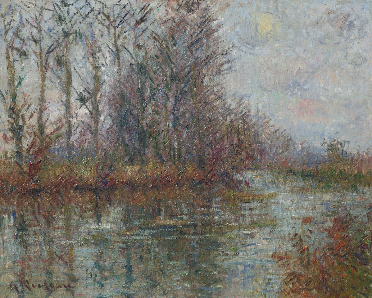 Tournant de rivière, L"Eure by Gustave Loiseau