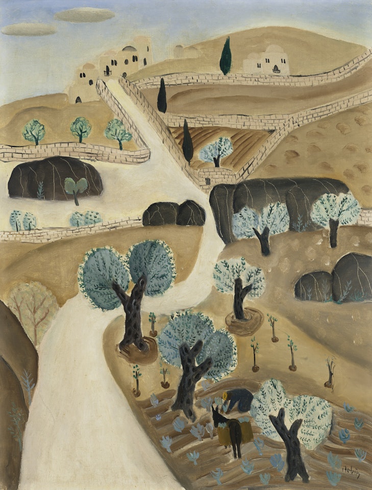 Olive Trees in the Galilee by Reuven Rubin