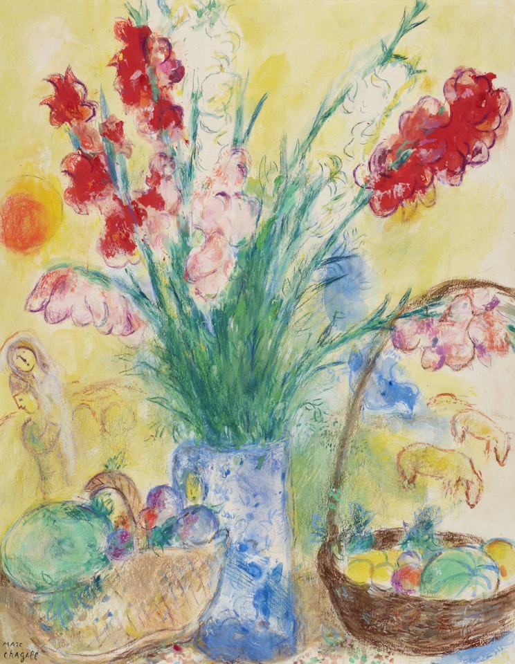 Les Glaïeuls by Marc Chagall