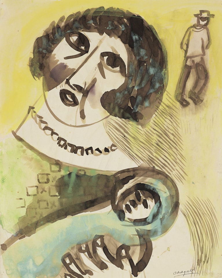 Femme et enfant by Marc Chagall