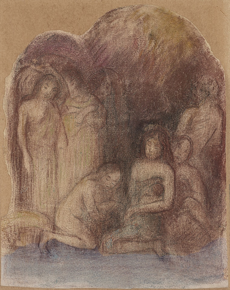 Etude pour La nativité tahitienne by Paul Gauguin