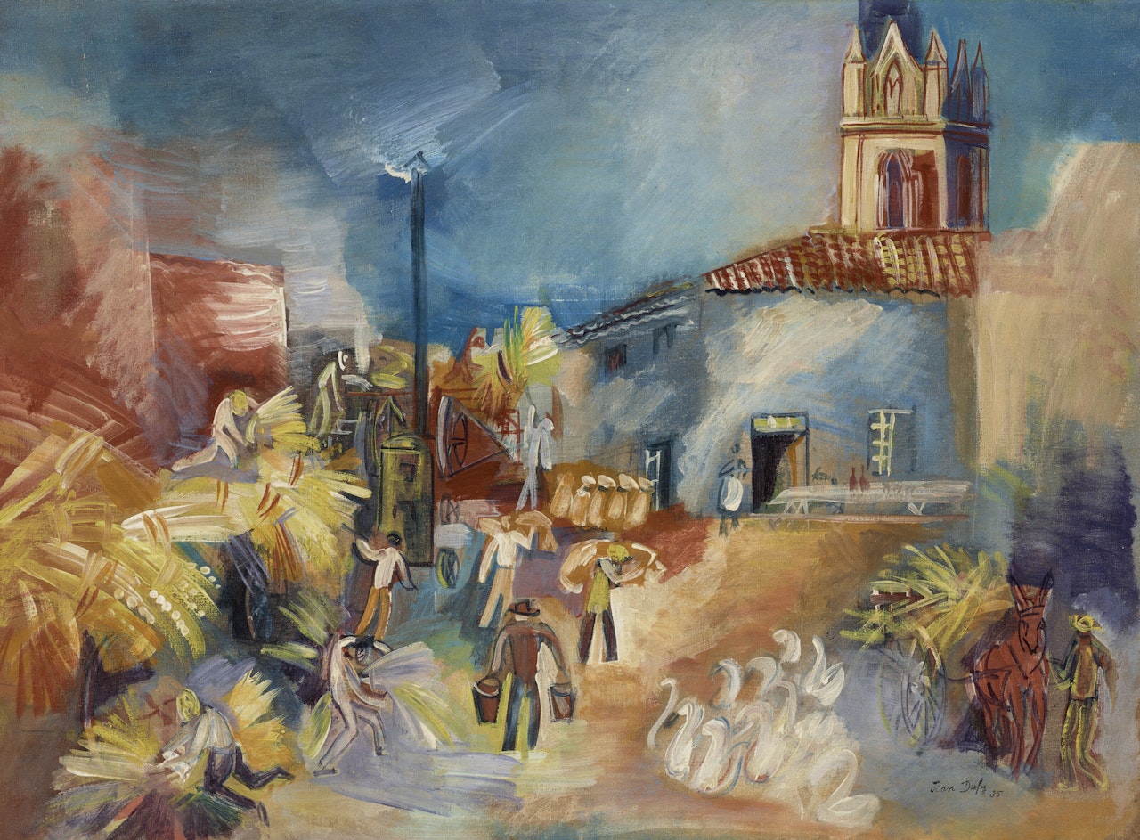 Les Moissonneurs by Jean Dufy