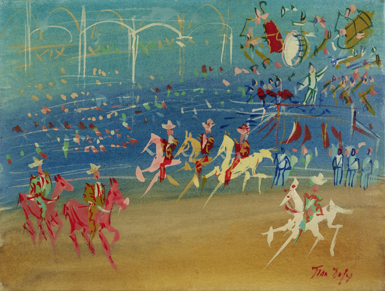 Parade mexicaine by Jean Dufy
