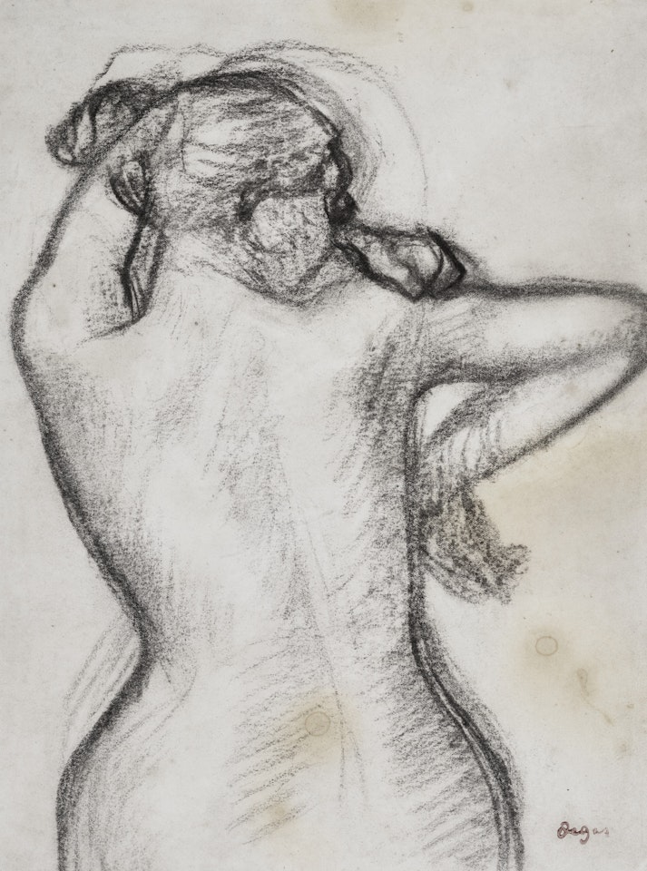 Torse de femme nue by Edgar Degas
