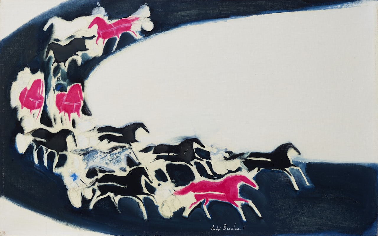 Vincennes sous la neige by André Brasilier