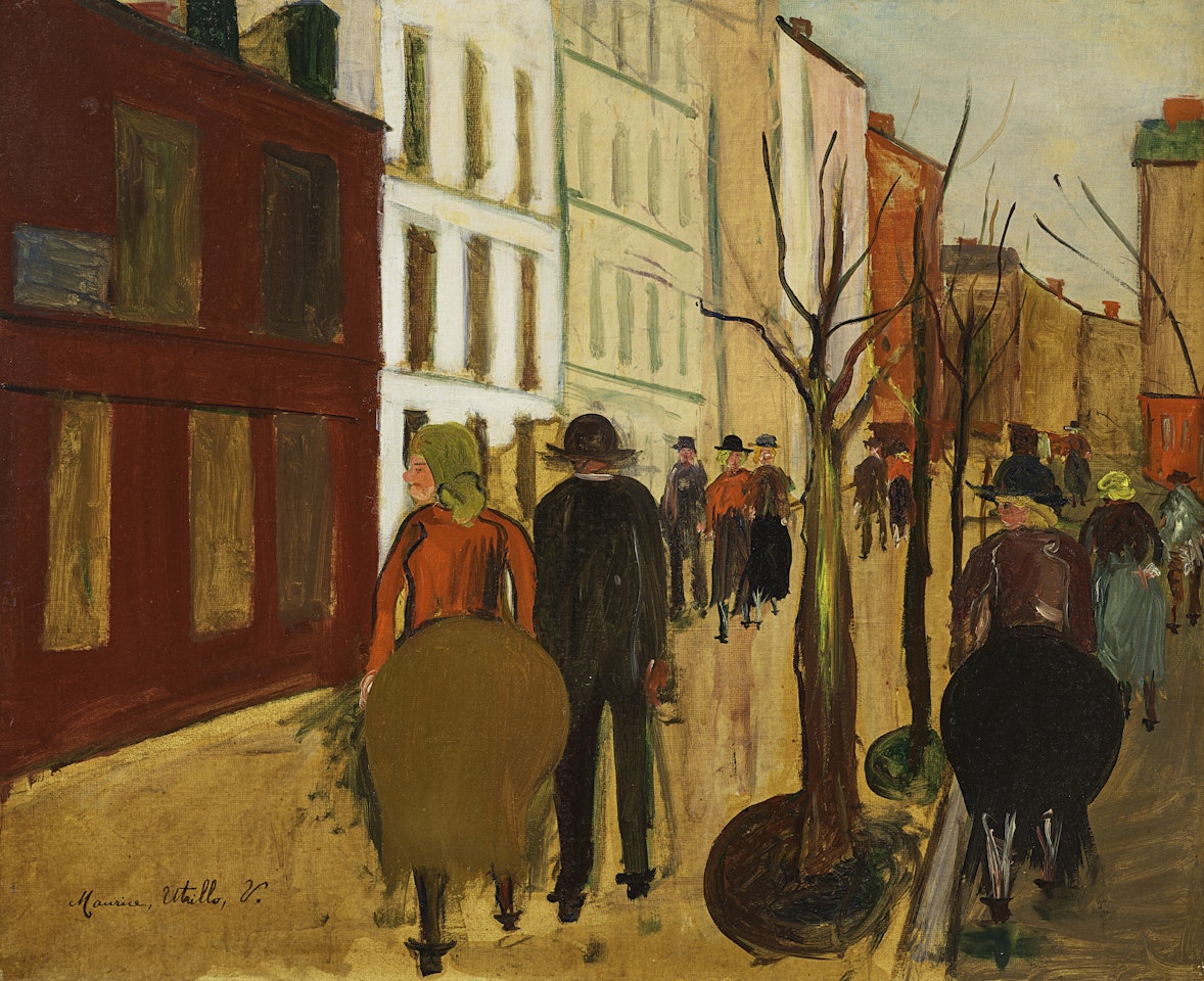 Rue à Montmartre by Maurice Utrillo
