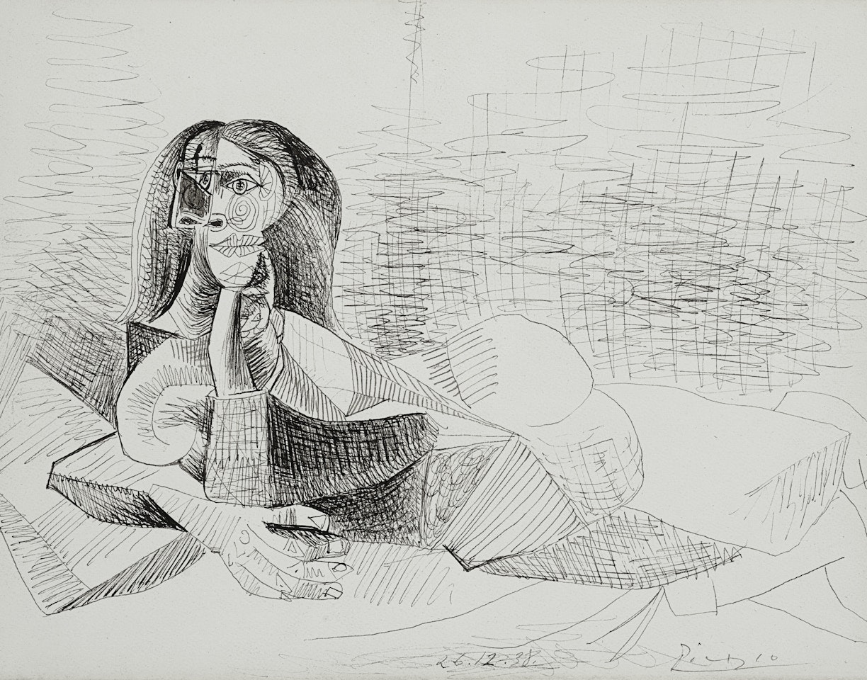 Femme allongée (Dora Maar) by Pablo Picasso