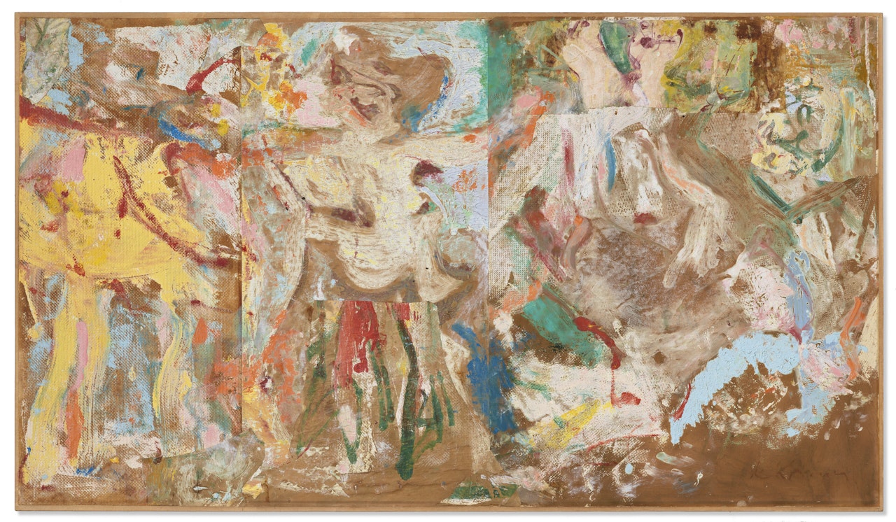 The Artist in His Studio (Self-Portrait) by Willem de Kooning