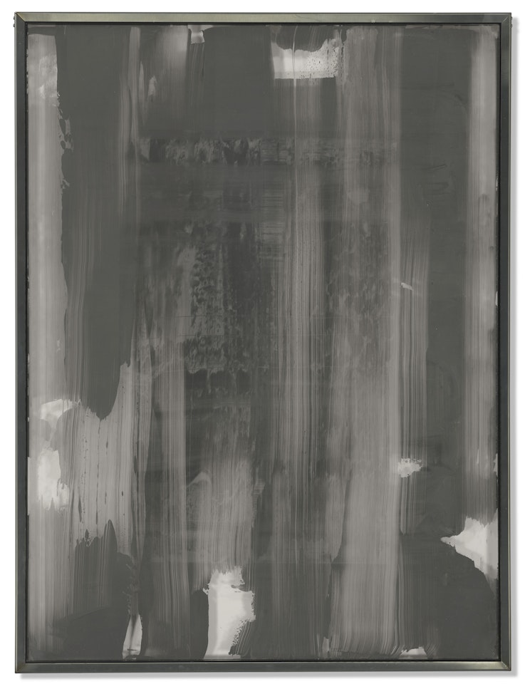 Grau (hinter Glas) by Gerhard Richter