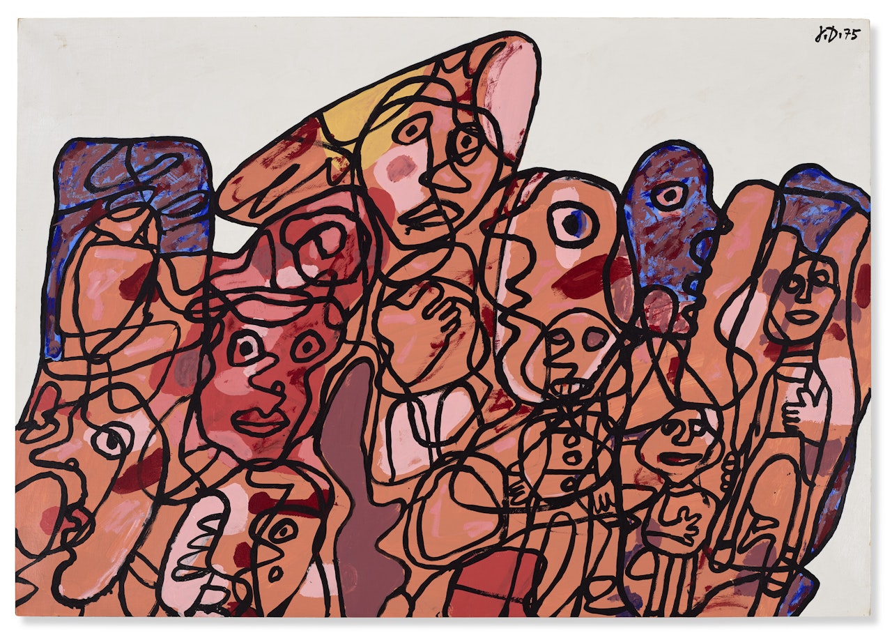 Mondanité XXX by Jean Dubuffet
