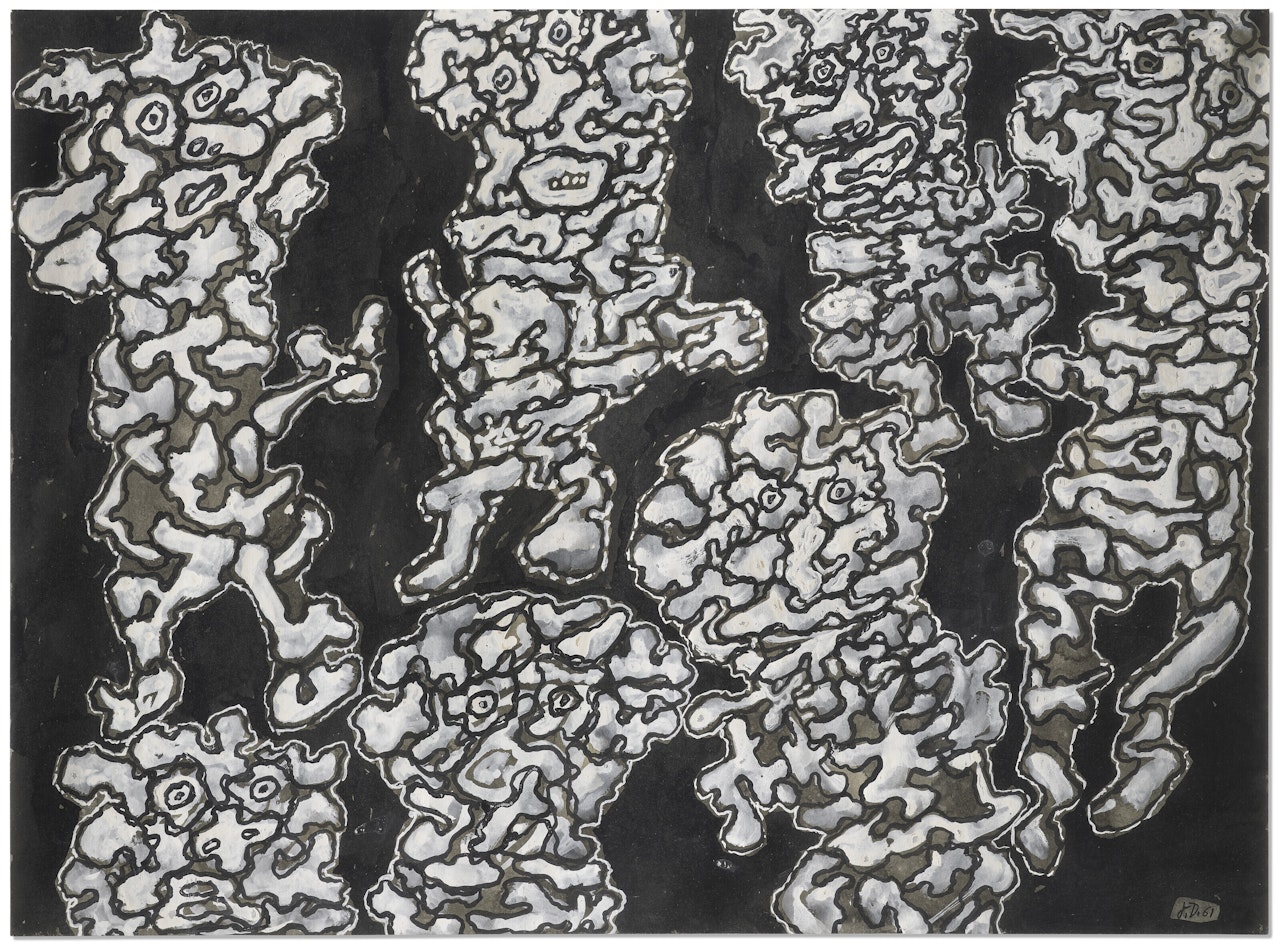 Sept Personnages by Jean Dubuffet