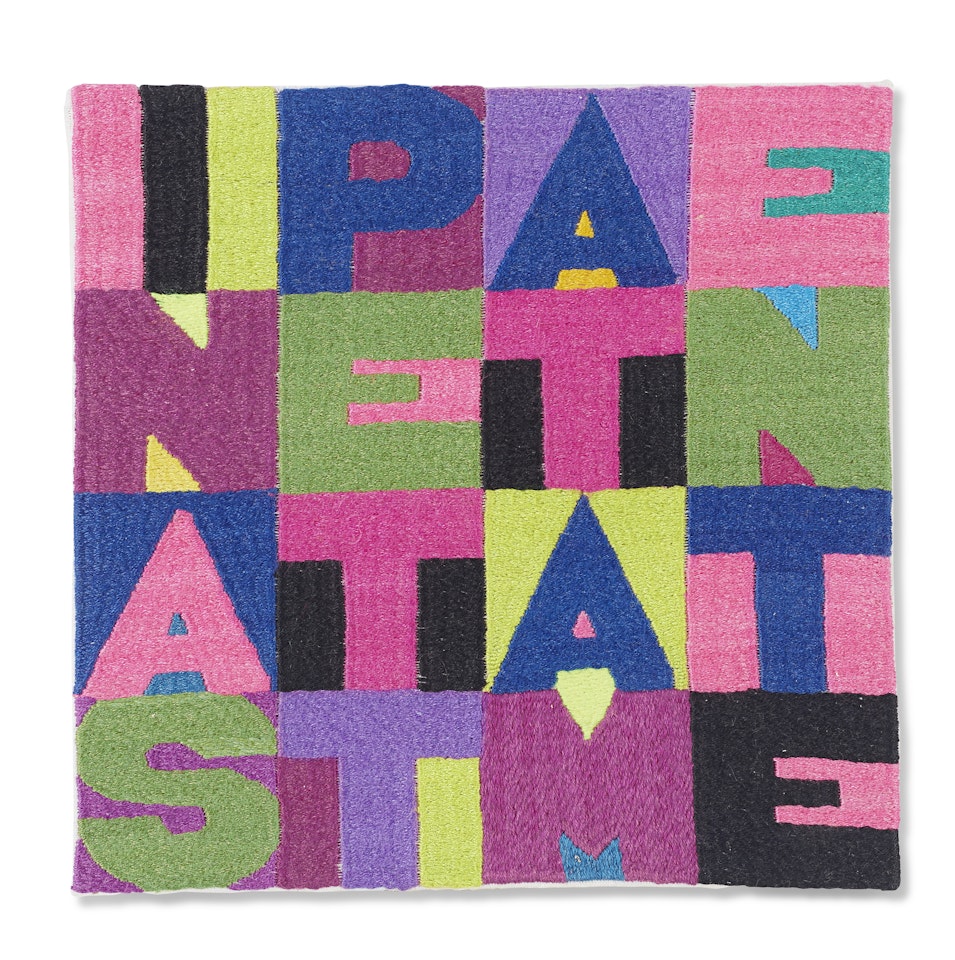 Inaspettatamente (Unexpectedly) by Alighiero Boetti
